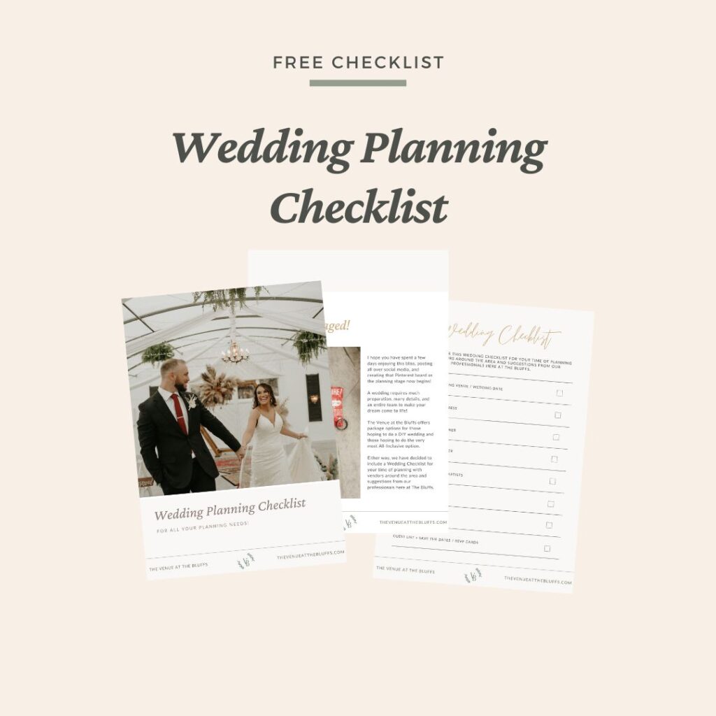 free wedding planning checklist for chattanooga weddings