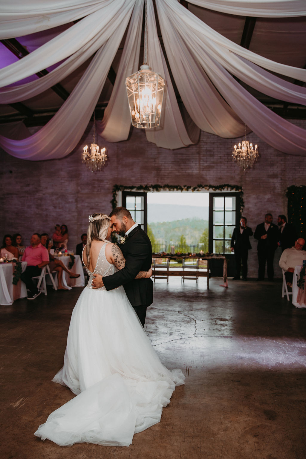 natalie caho photography first dance in the gathering room at the venue at the bluffs